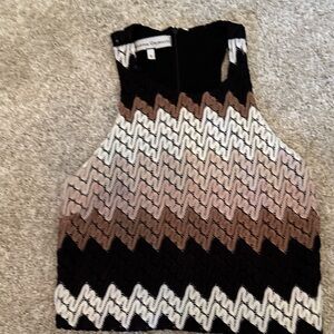 Karina Grimaldi Black Lace Top